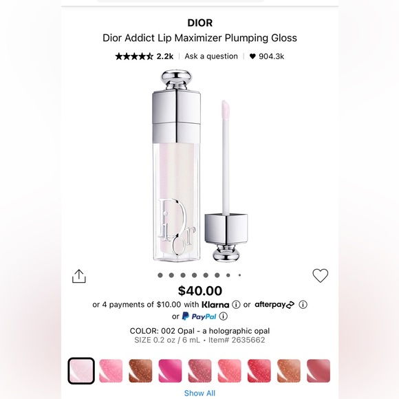 Dior Lip Gloss - Picture 3 of 3